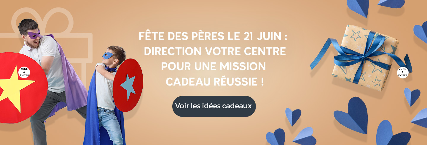 Fête des Pères idées cadeaux centre commercial Auchan Biganos