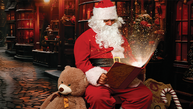 Auchan Biganos Père Noël décembre 2025